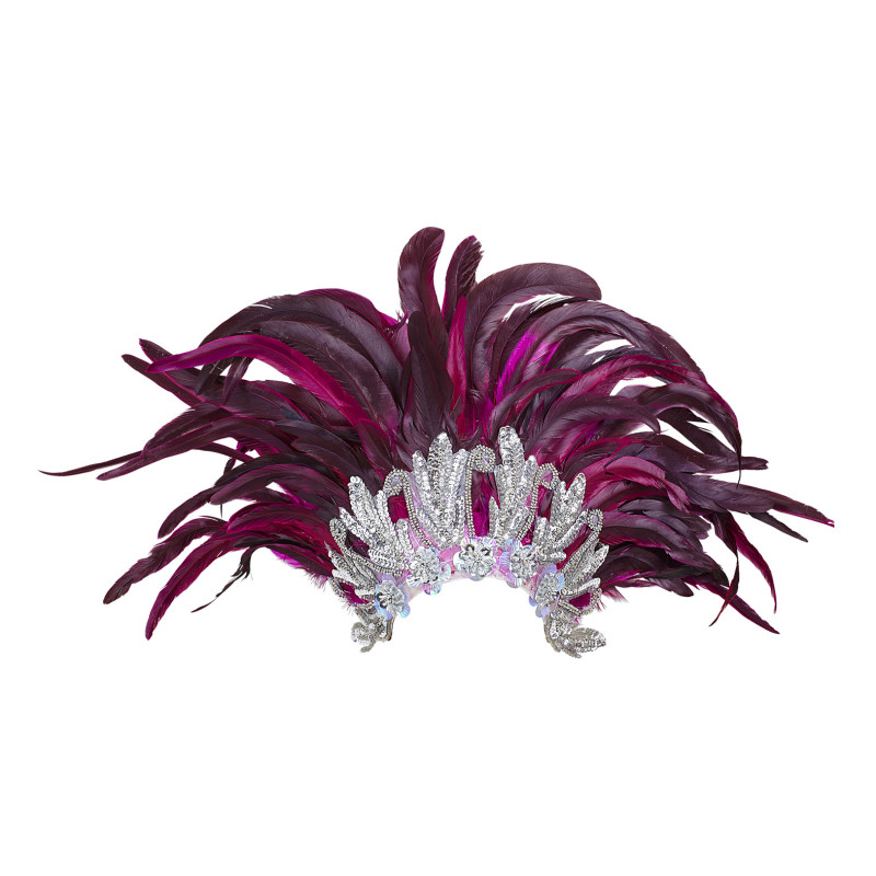 Rio čelenka s pierkami pre tanečníkov